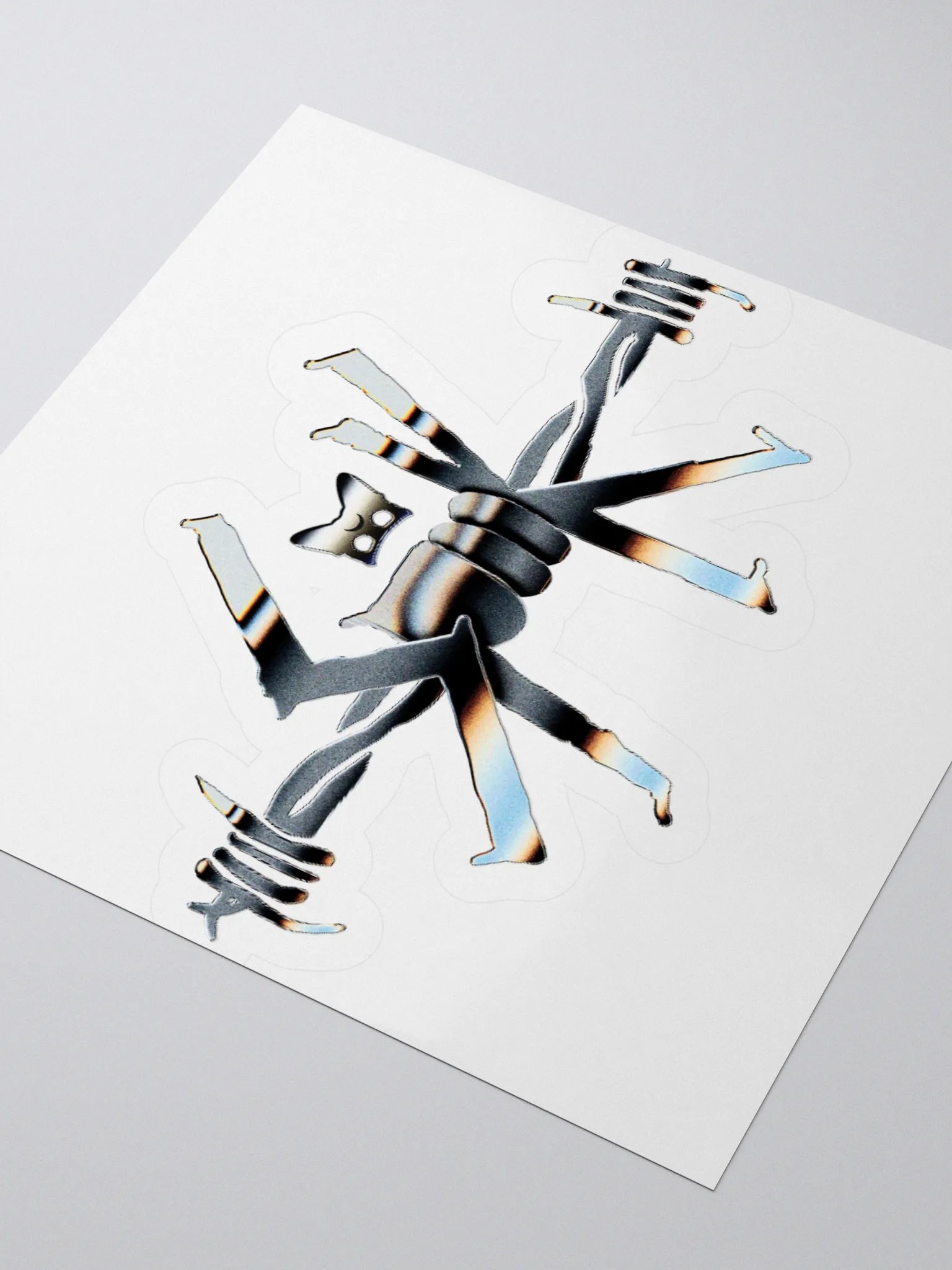 HARD&CORE Spook Barbed Wire Stickers product image (9)
