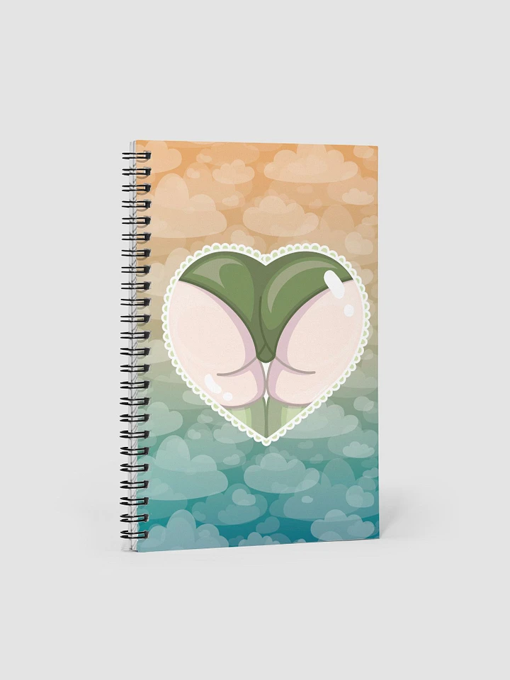 Green Heart Booty Notebook product image (1)