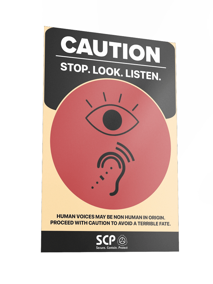 Look and Listen Poster product image (2)