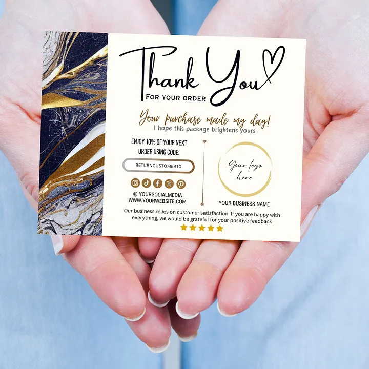 Aurelia - Thank You Card Template product image (2)