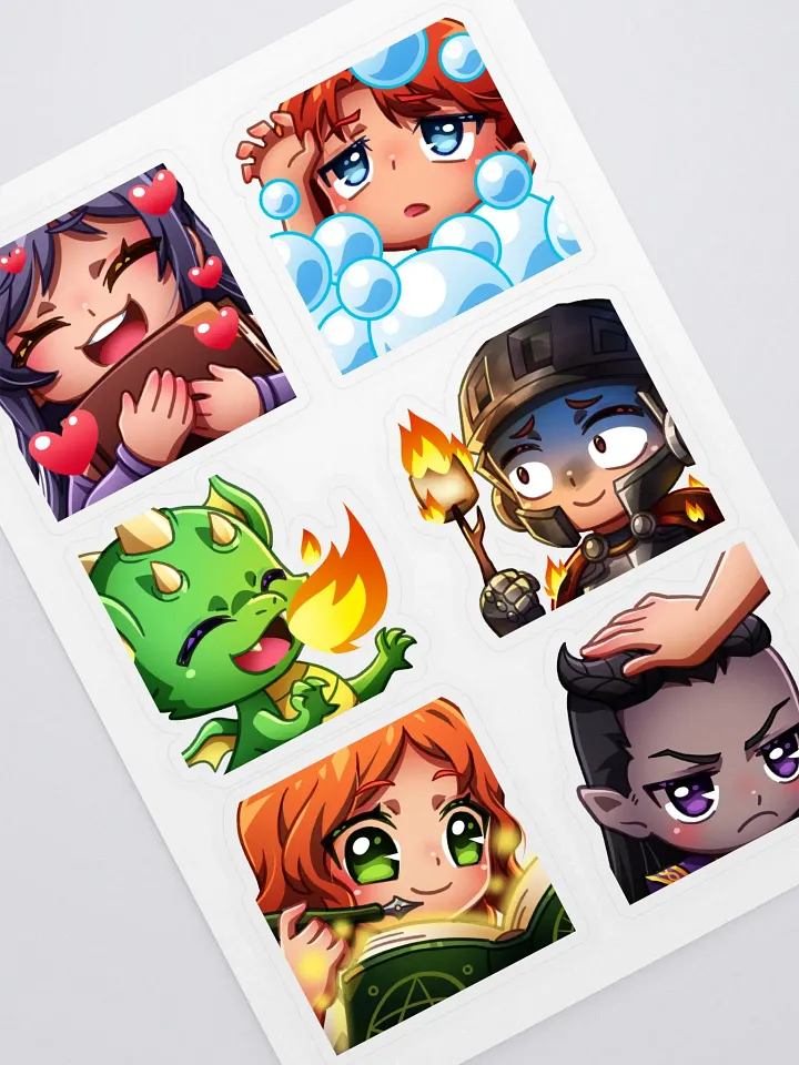 Legends and Librarians Sticker Sheet 1 product image (1)