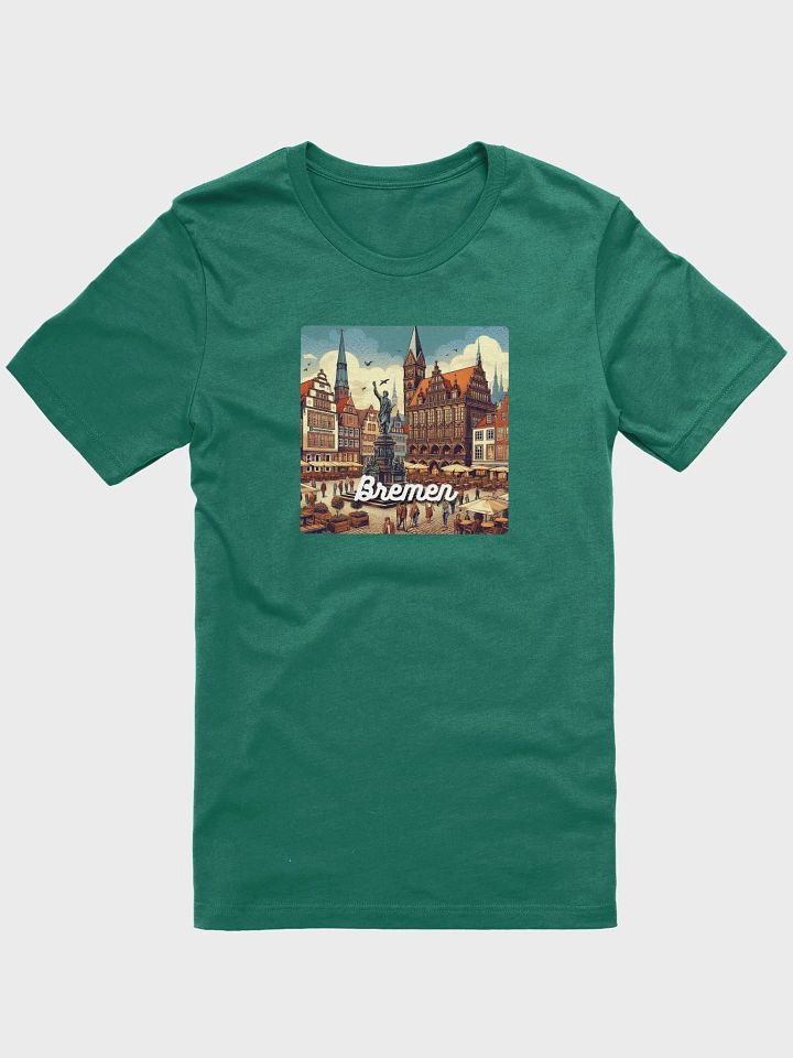 Bella+Canvas Supersoft T-Shirt | AI Design Bremen city product image (2)
