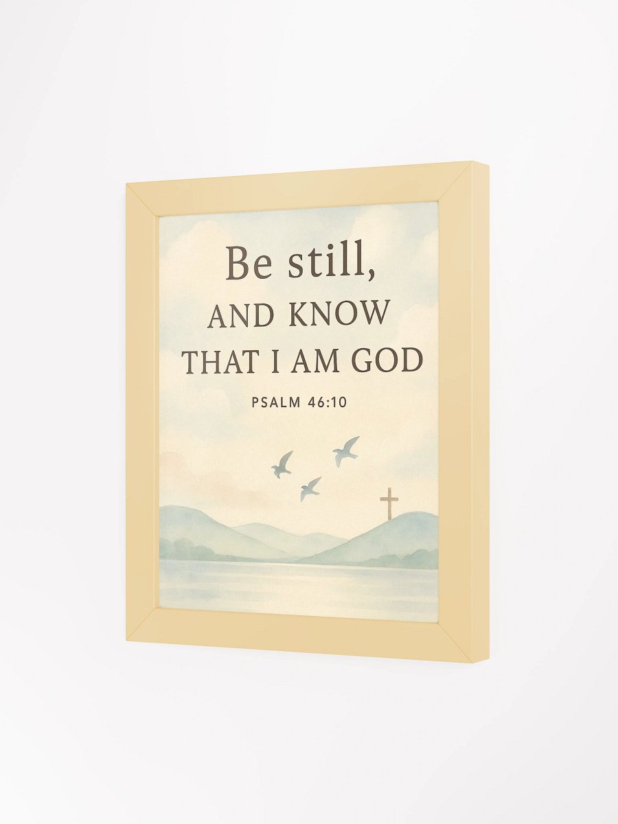 Be Still and Know – Psalm 46:10 Wall Art | Peaceful Christian Scripture Decor product image (41)