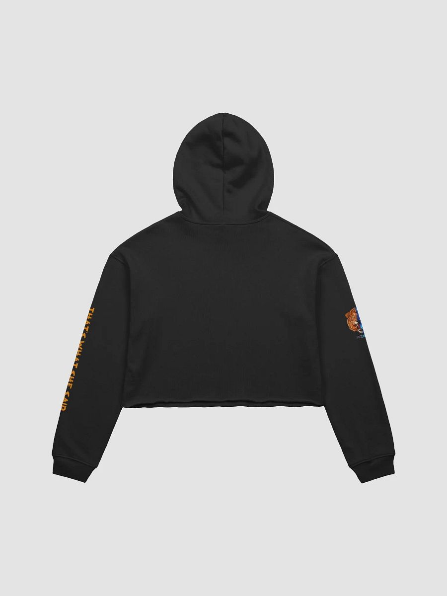 Bella+Canvas Fleece Crop Hoodie with 