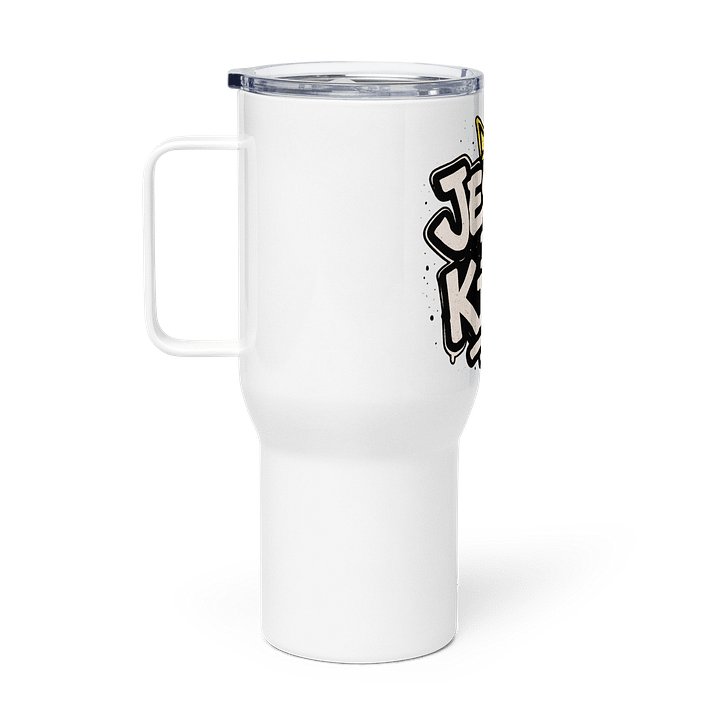 JESUS IS KING | Travel Mug with Handle product image (2)
