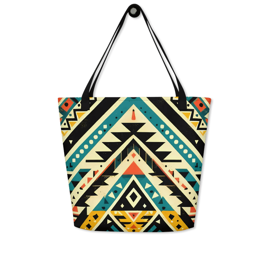 Premium Aztec Vibes Tribal Geometric Tote Bag product image (6)