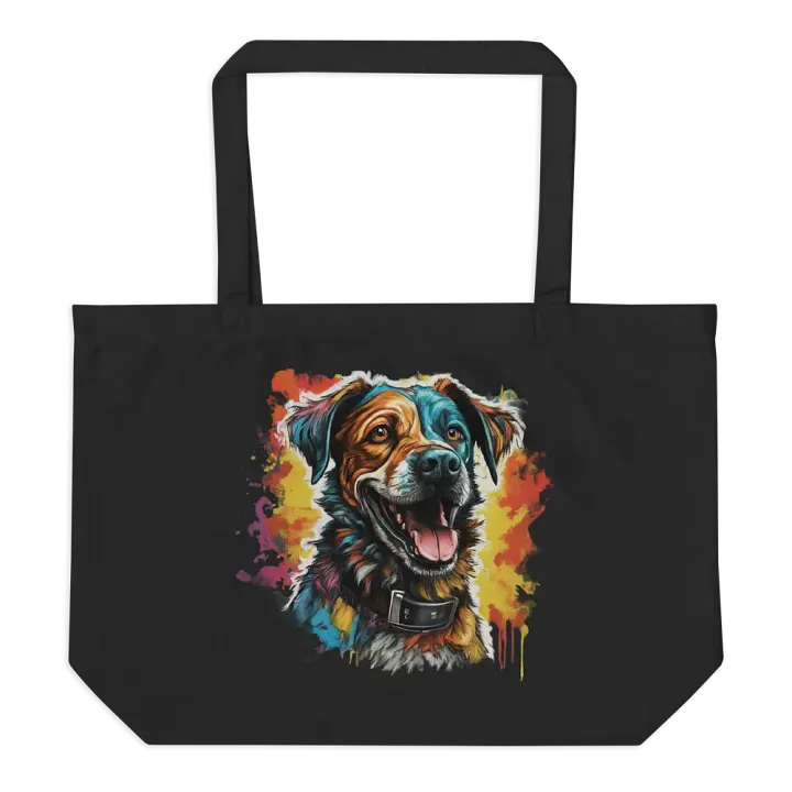 Vibrant Mosaic Dog Tote product image (2)