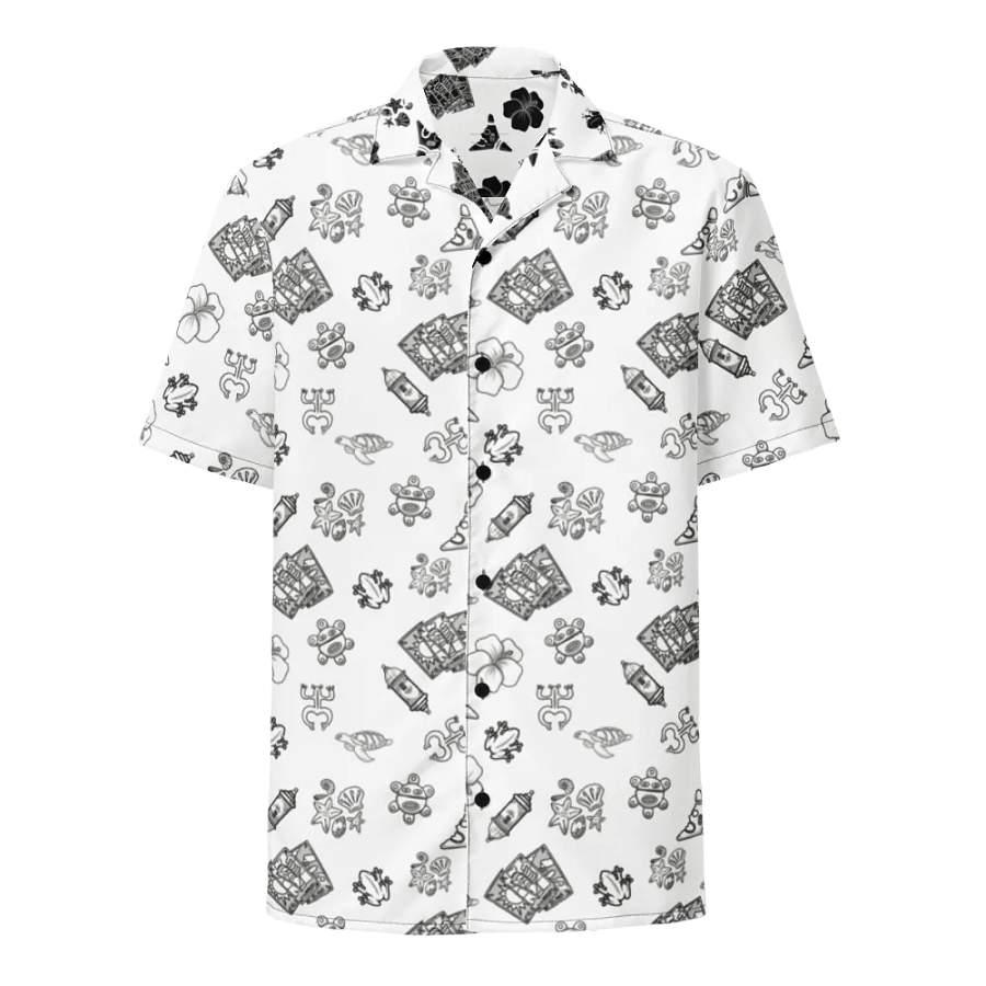 Boricua Vibes Puerto Rican Tattoo-Inspired Hawaiian Shirt product image (1)