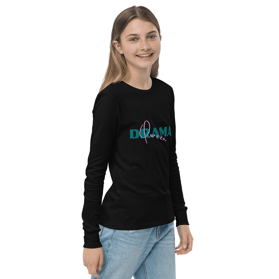 Drama Queen Youth Long Sleeve Tee product image (6)
