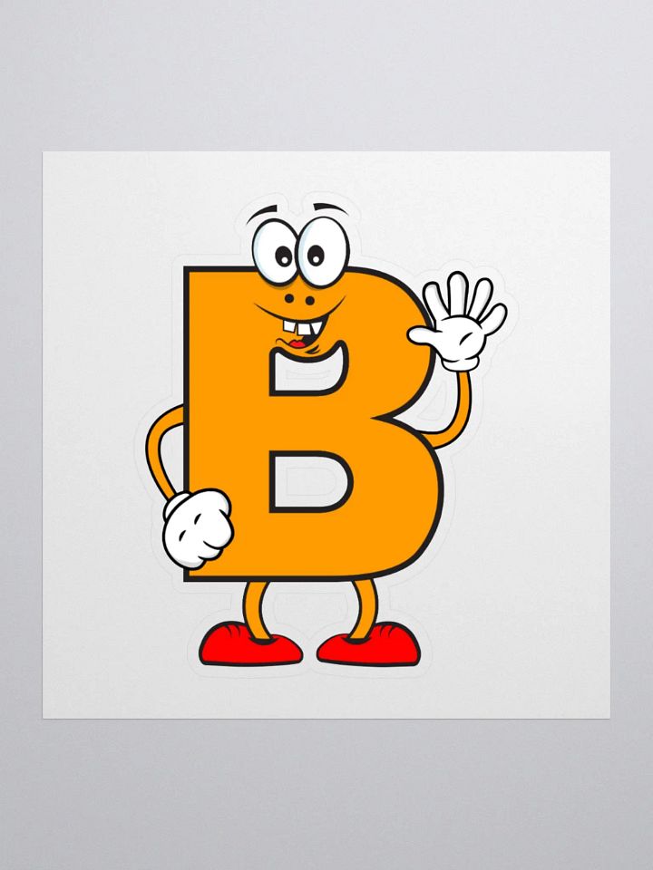 B Cartoon Character Sticker product image (2)
