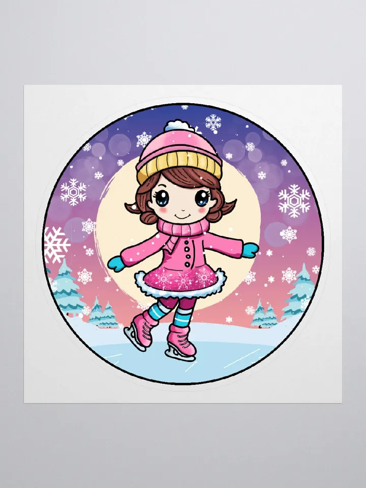 Kawaii Ice Princess Sticker product image (1)