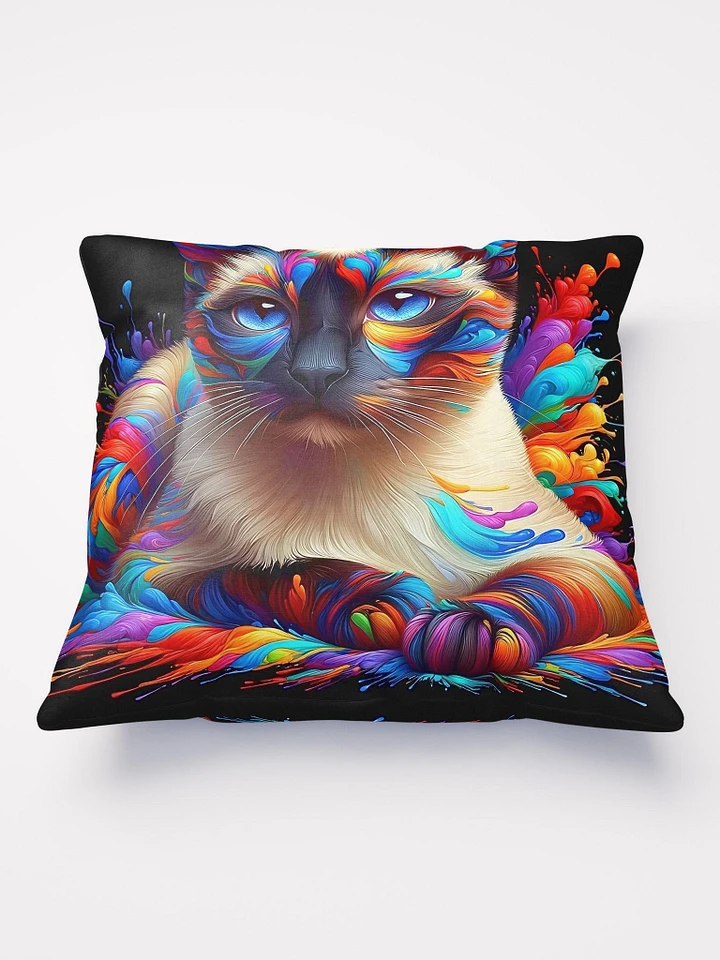 All-Over Print Basic Pillow: Siamese product image (1)