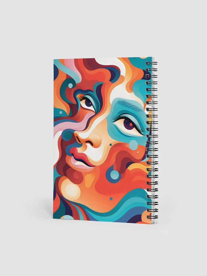 Swirling Vision Spiral Notebook product image (2)