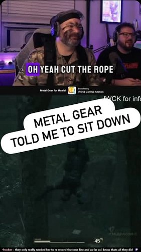 I got told to sit down after talking big at #metalgearsolid delta. 

Shoutout to everyone who came out to the charity fundrai...