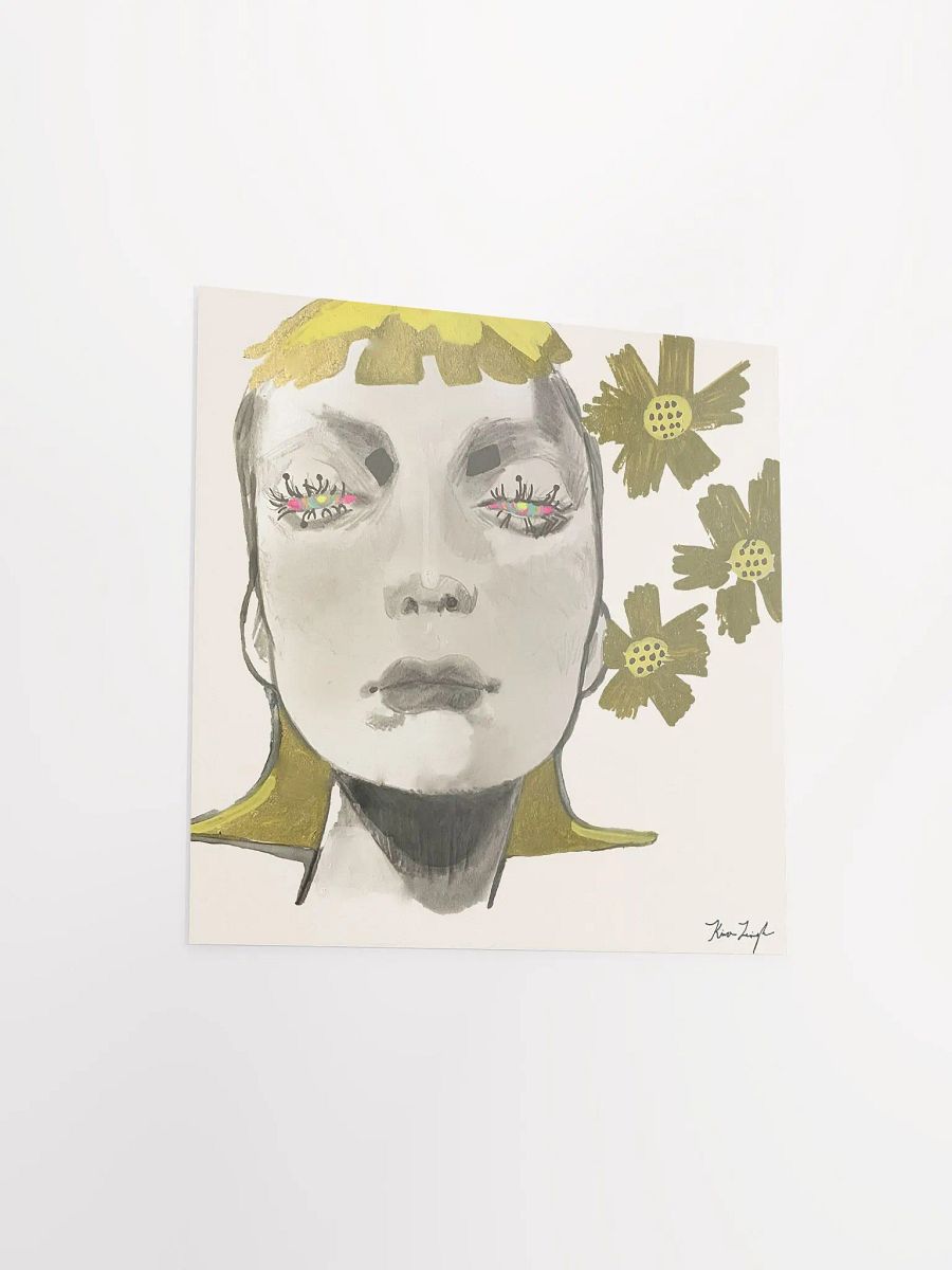 Golden Daisies Square Matte Print product image (13)