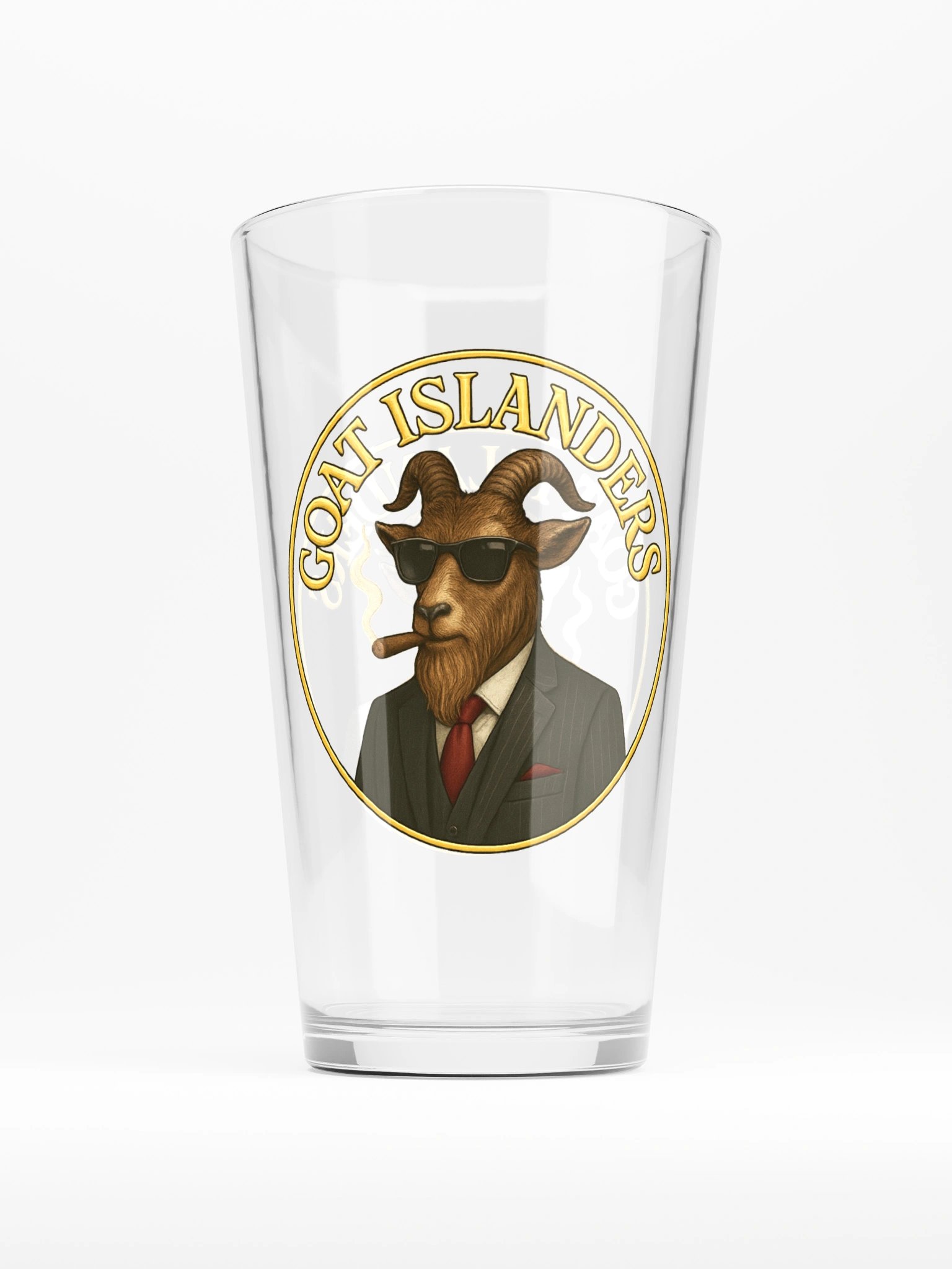 Goat Islanders Pint Glass product image (1)