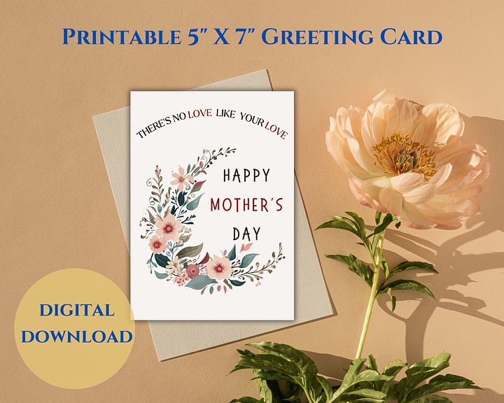 Your love Mother's Day Card product image (1)