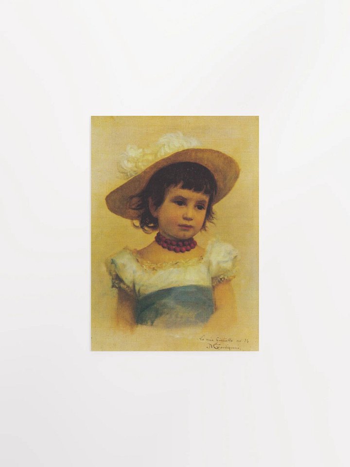 ''Portrait of the Giulietta'' by Michele Gordigiani Poster product image (1)