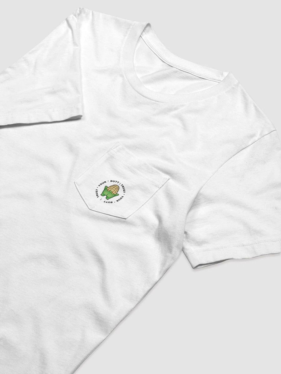 *Trust*Your*Butt White Pocket Tee product image (3)