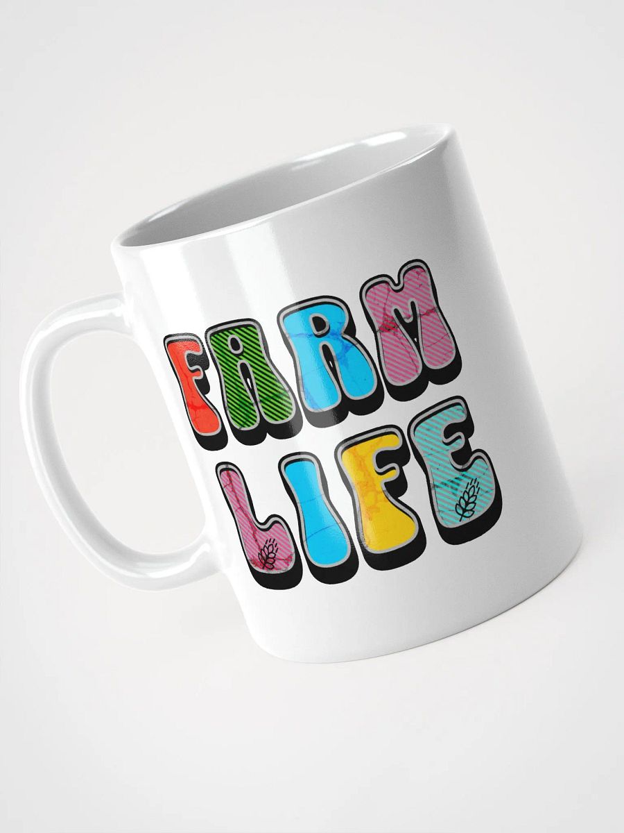 Farm Life Colorful Typography Mug product image (2)