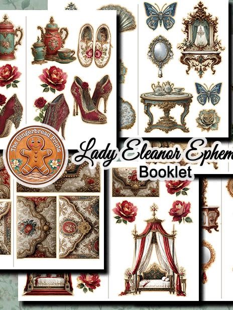 Lady Eleanor Ephemera Kit Digital Download product image (4)