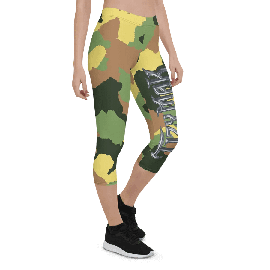 Tizy Mak Camo Chic Capri Leggings product image (6)
