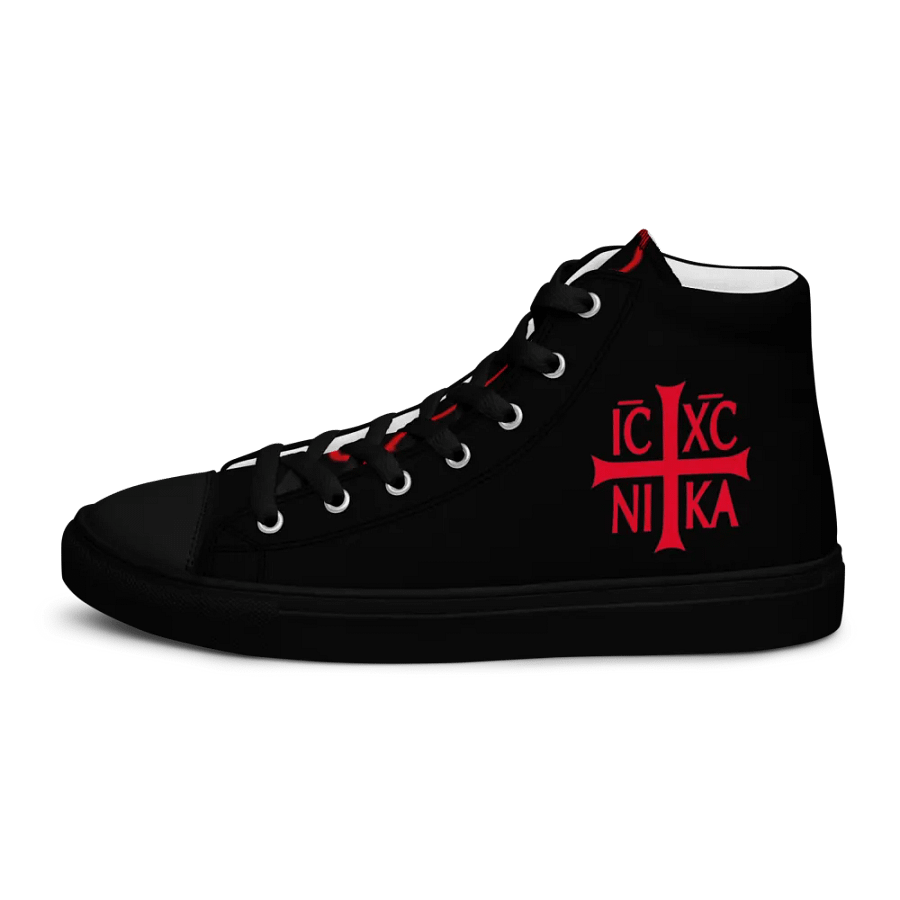 Jesus Christ Conquers Men's High Top product image (8)