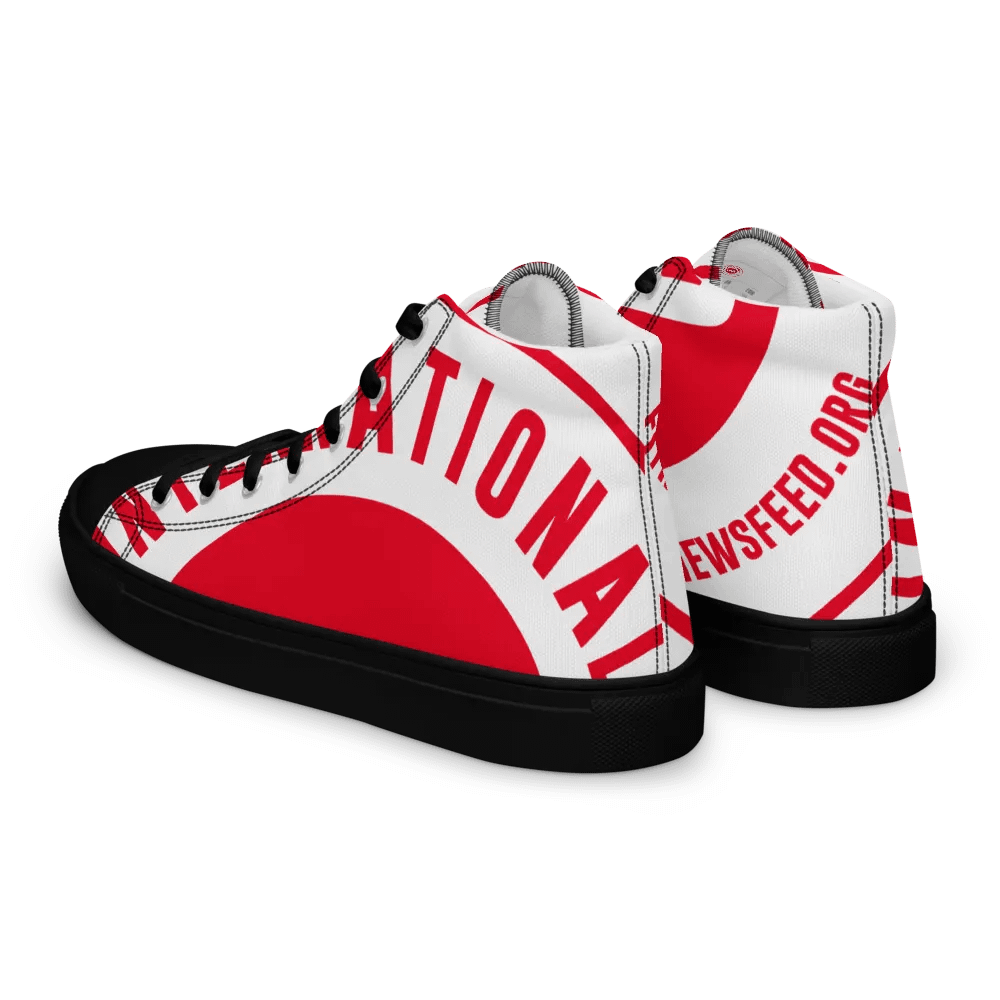 IFBNewsfeed.Org's Men's High Top Canvas Shoes product image (5)