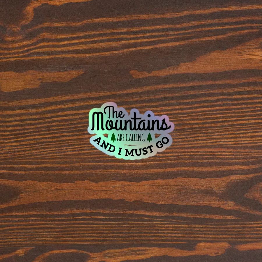 Mountain Calling Holographic Sticker Sheet product image (5)
