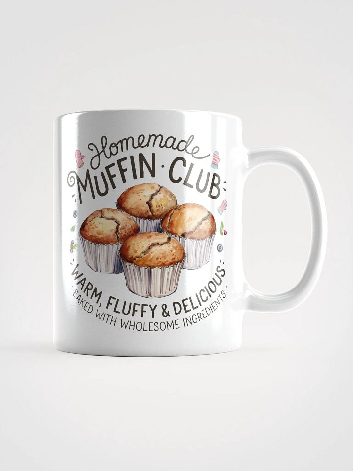 Homemade Muffins Club White Glossy Mug product image (3)