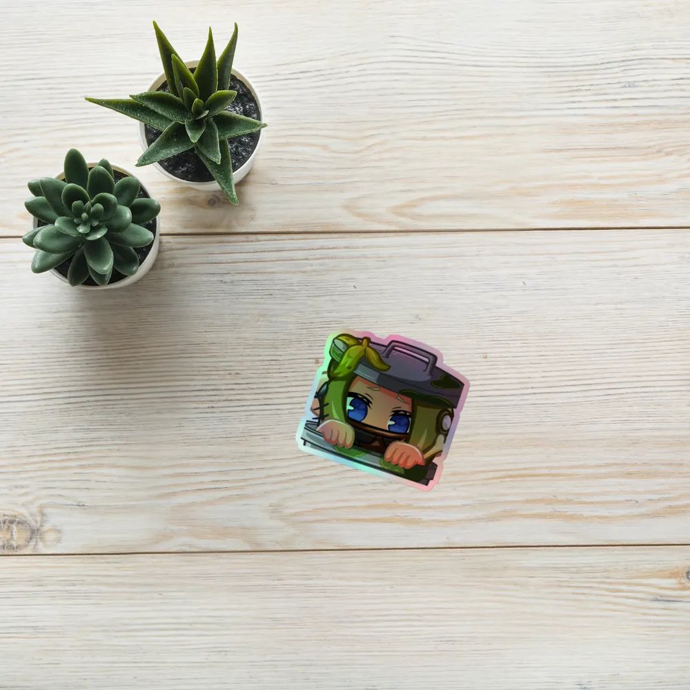 Cute Peekaboo TGSR Holographic Sticker Set product image (9)
