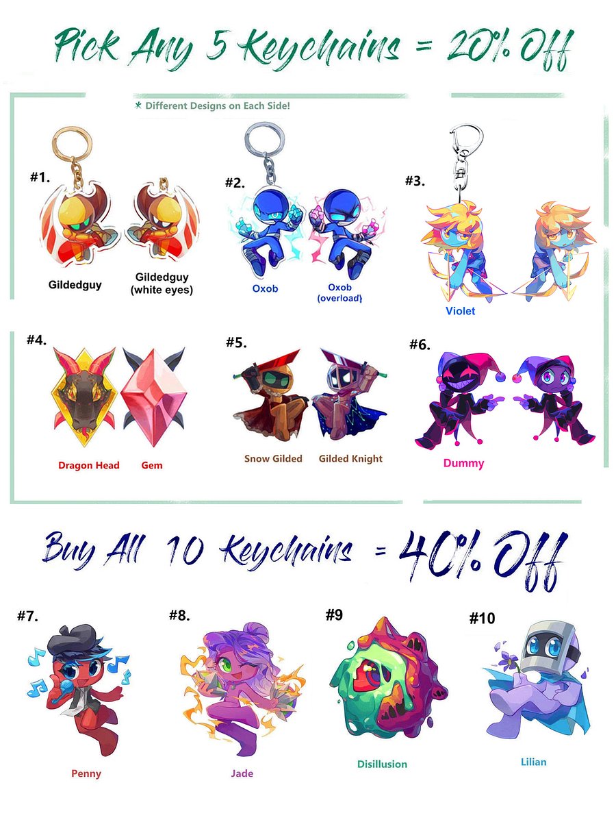 Acrylic Keychain (Multiple Styles) product image (5)