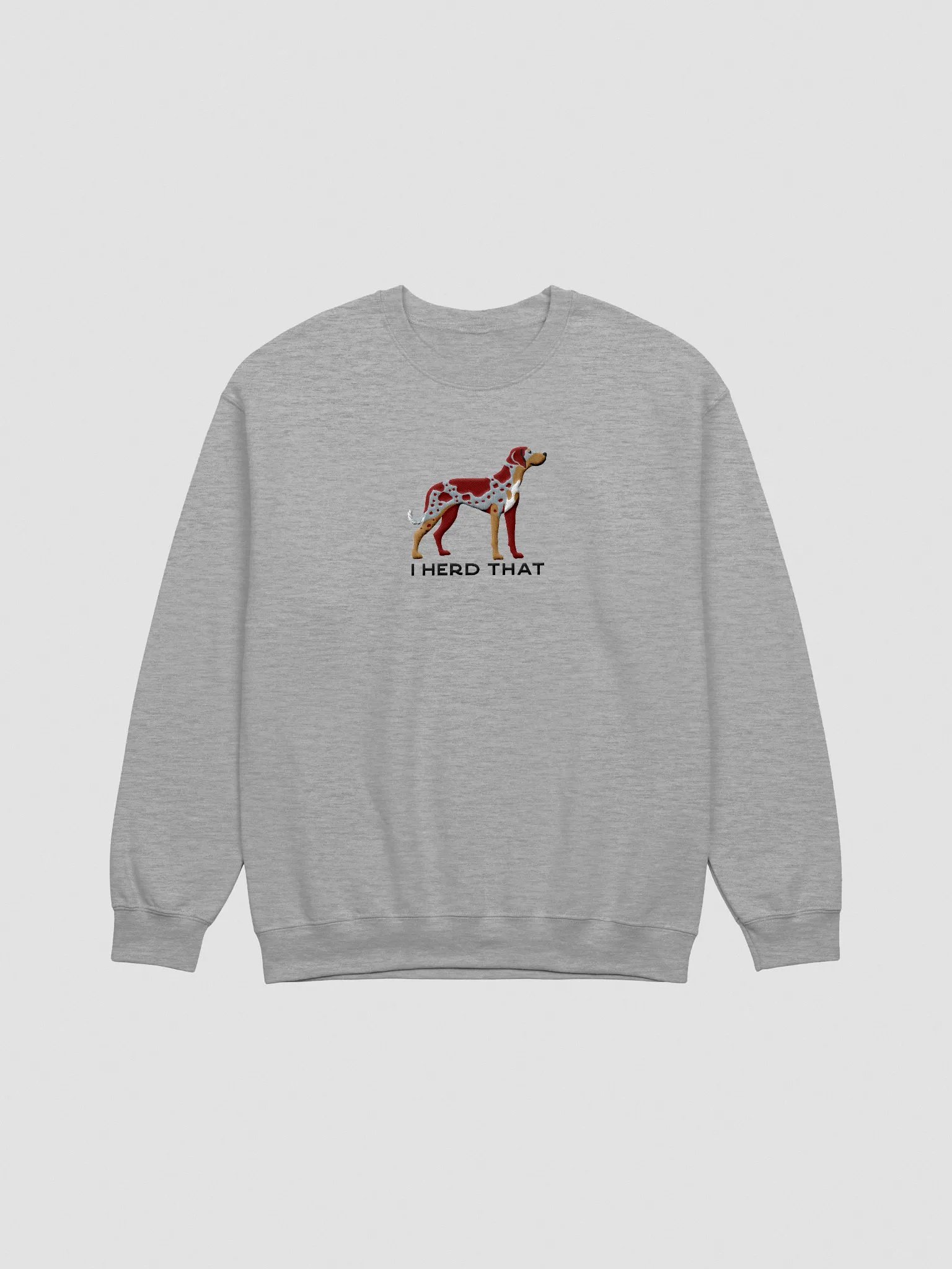 I Herd That Sweatshirt (Embroidered) of a Catahoula Leopard Dog(Red Merle) product image (3)