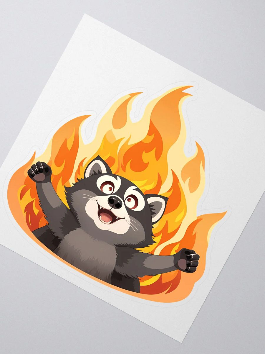Chaos Raccoon Sticker product image (2)