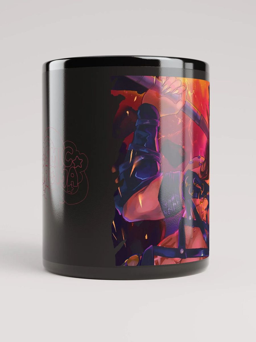 Fury of Avernus - Tiefling Barbarian - Black Ceramic Mug - Art by CosmicChroma product image (5)