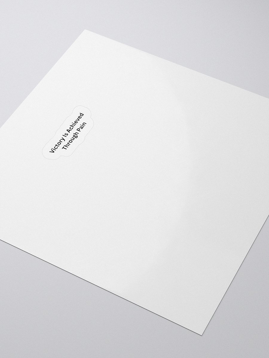 Victory Through Pain Sticker product image (3)