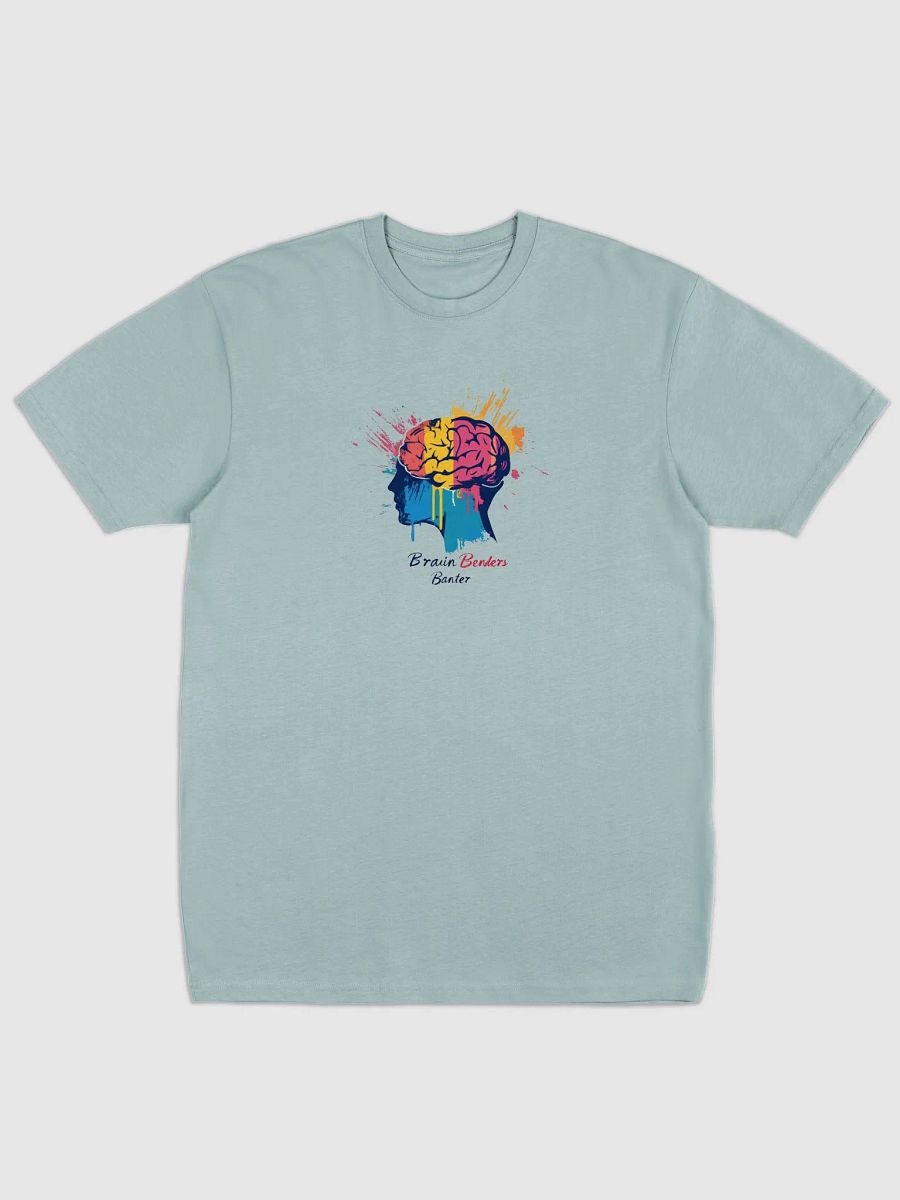 Brain Benders Banter Tee – Colorful Brain Design 🧠✨ product image (1)