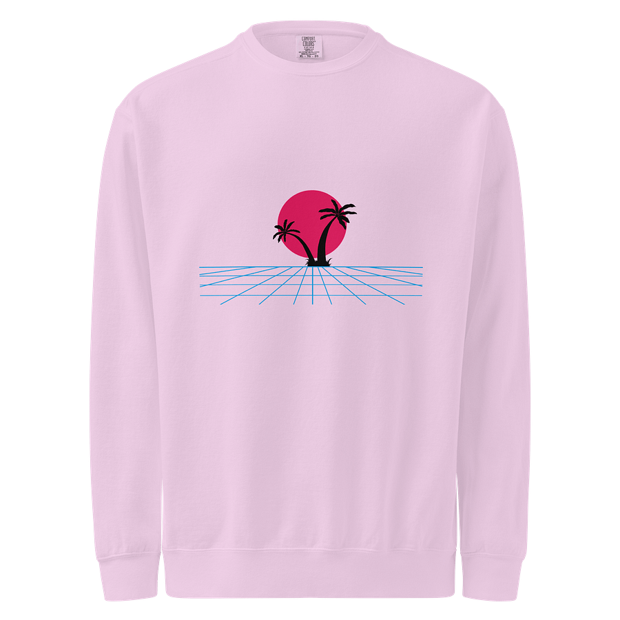 Vaporwave Sunset Silhouette Sweatshirt product image (1)