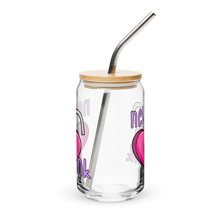New Kink Unlocked Glass with Lid and Straw product image (2)