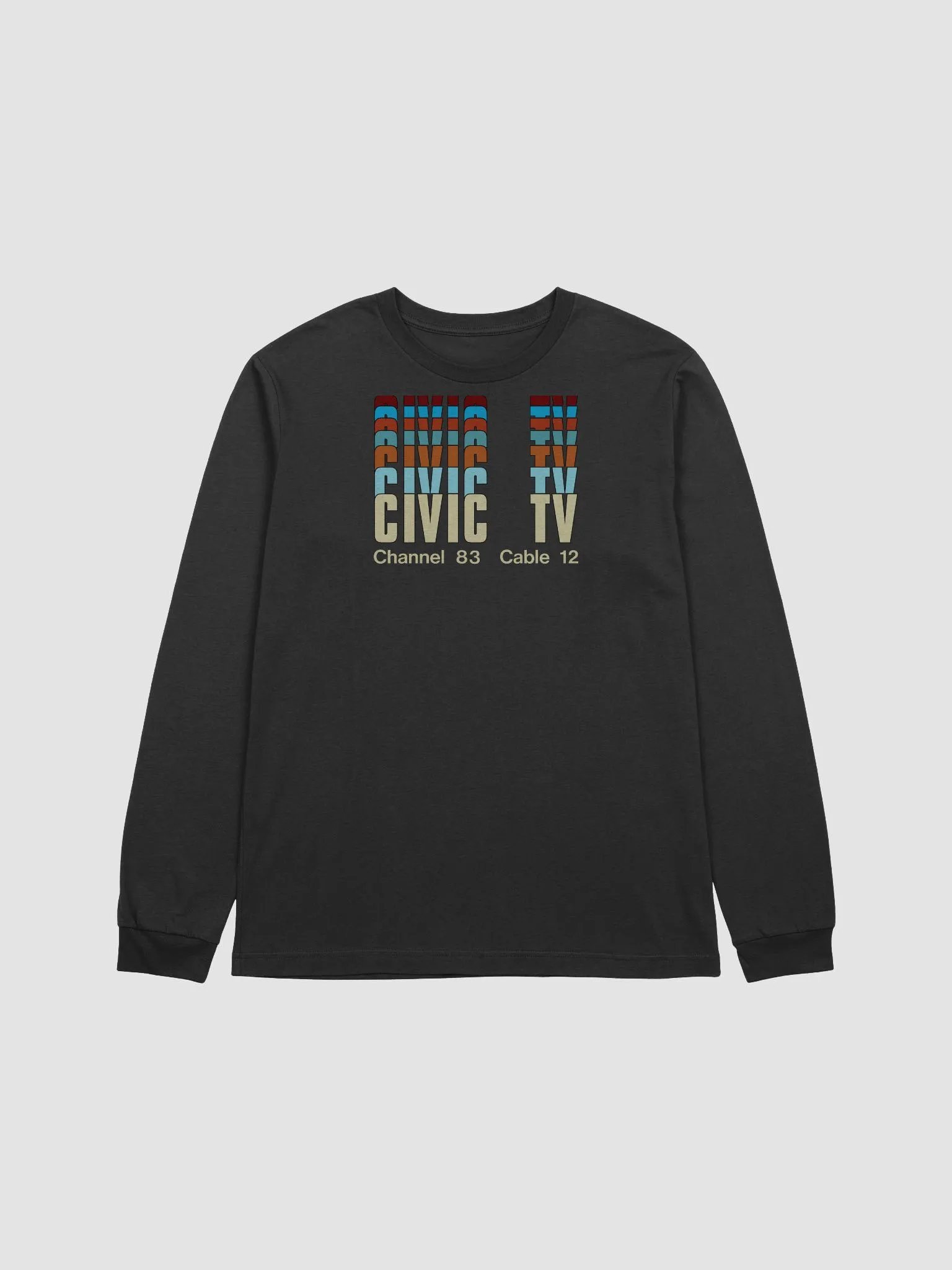 CIVIC TV Channel 83 Cable 12 Logo (Unisex Long Sleeve T) product image (1)