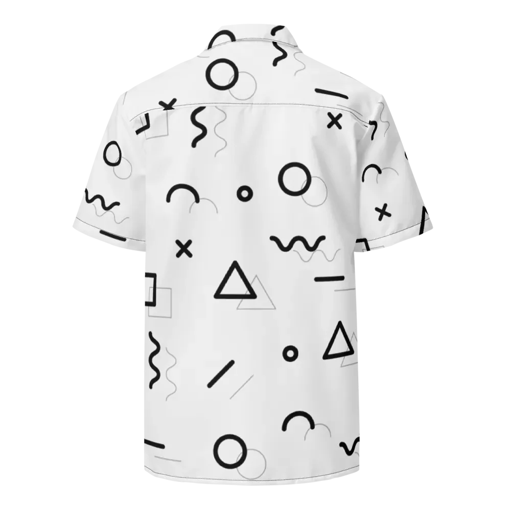 Minimalist Mosaic Breeze Hawaiian Shirt product image (3)