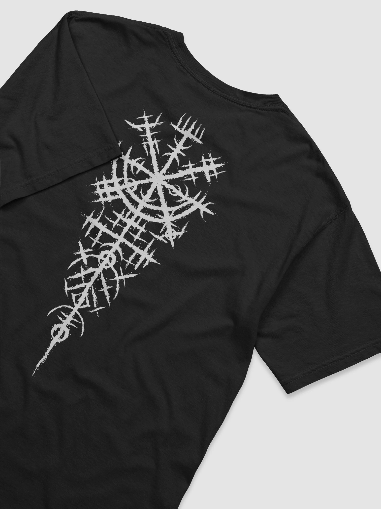 Occult Viking Rune T-Shirt – Nordic Black Sigil Symbol for Power and Protection product image (4)