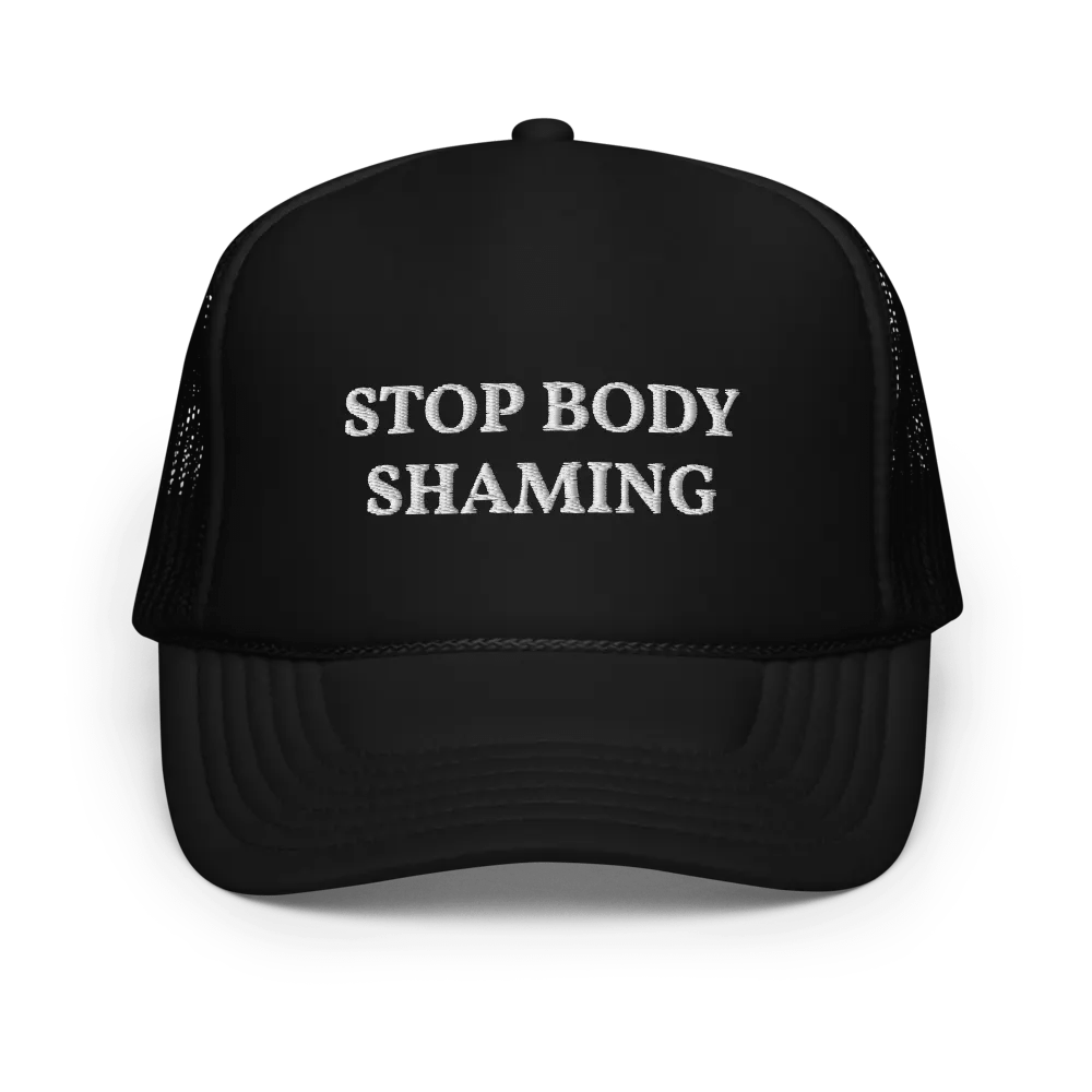 Stop Body Shaming Trucker Cap - Mental Health Awareness product image (1)