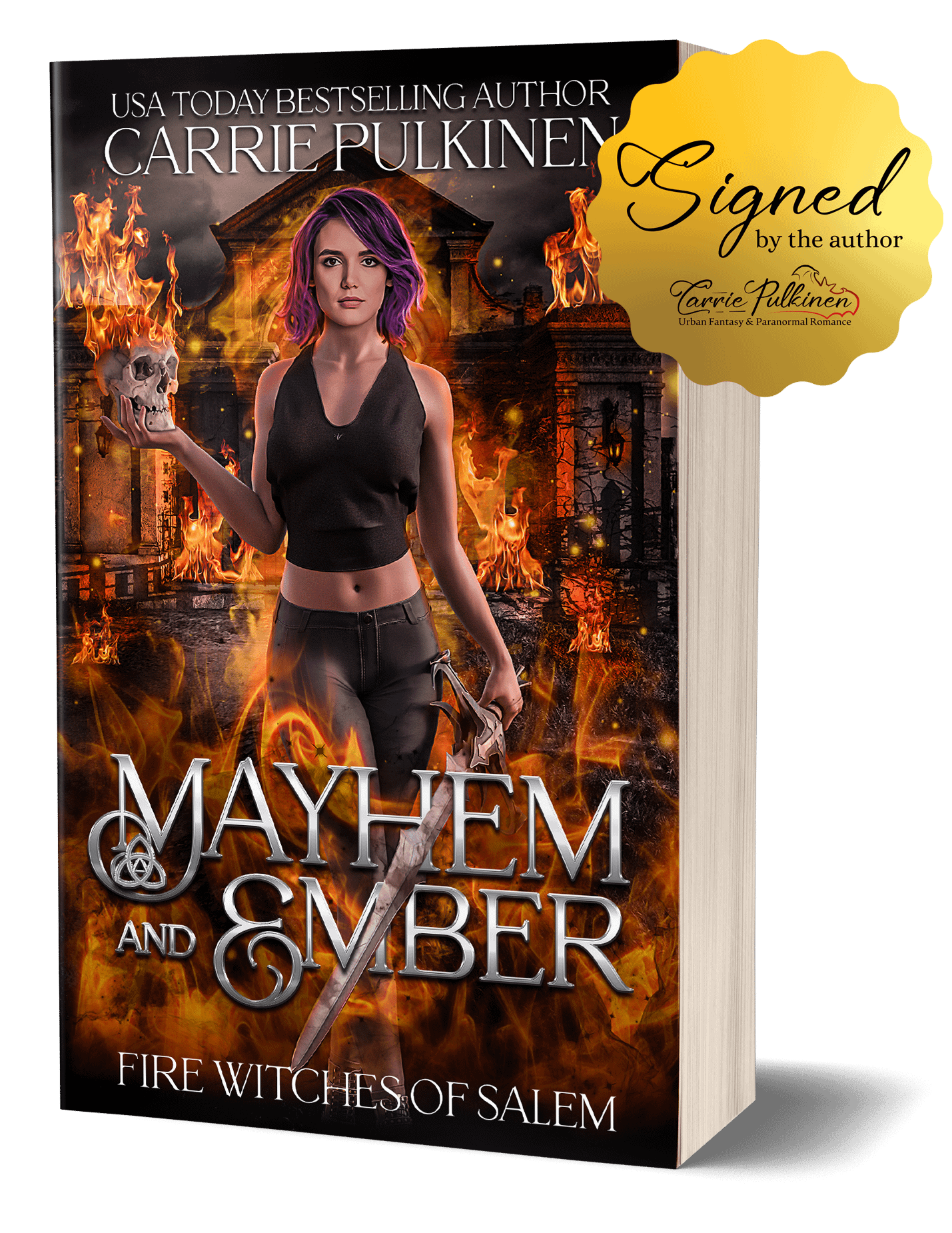 Mayhem and Ember Signed Paperback product image (1)
