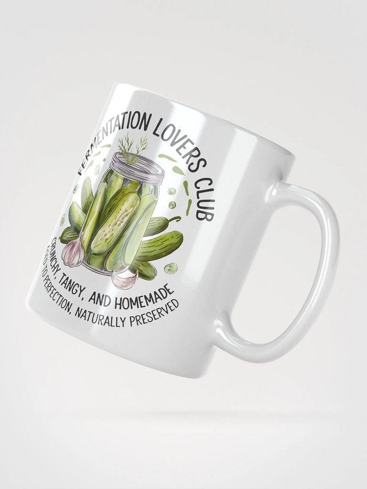 Fermentation Lovers Club White Glossy Mug product image (2)