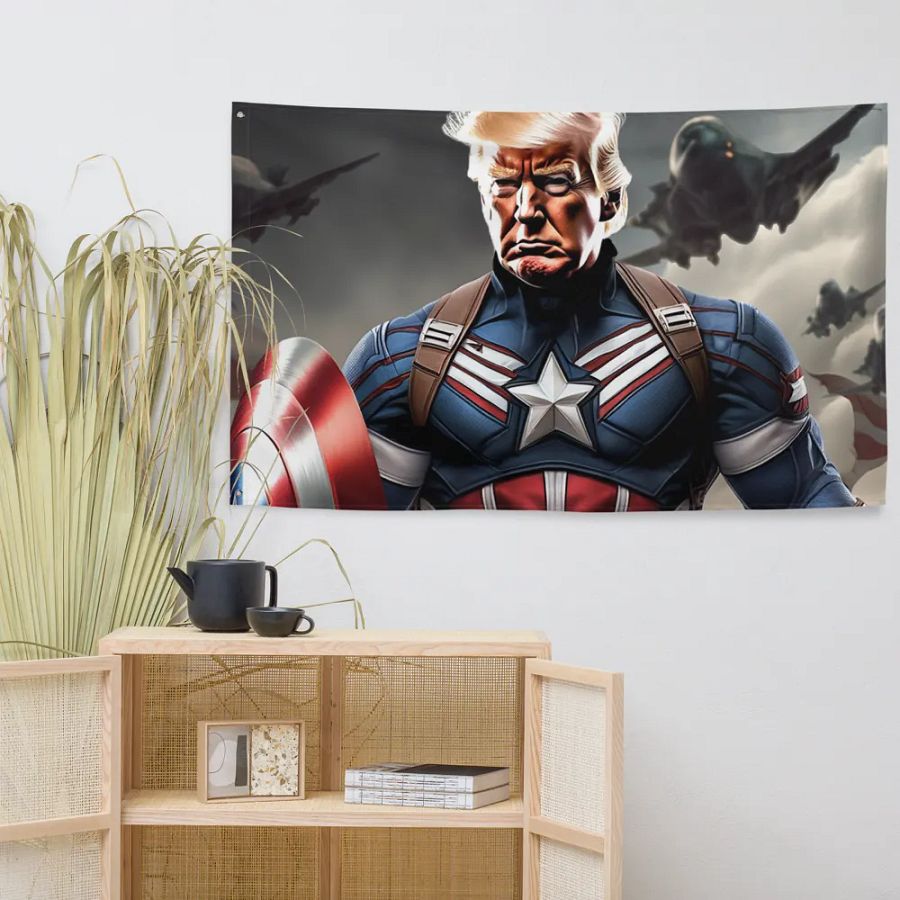 Captain Trumpmerica Flag product image (7)