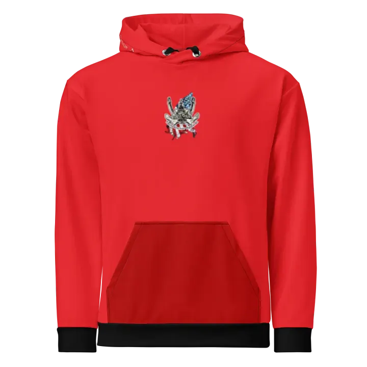 Red Athena Tug & CE Flage Hoodie product image (2)