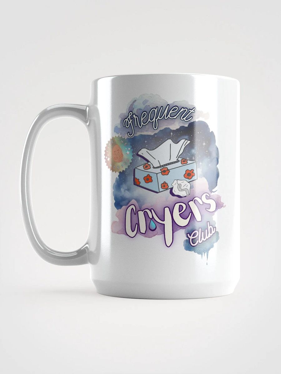 FREQUENT CRYERS CLUB white glossy mug product image (4)