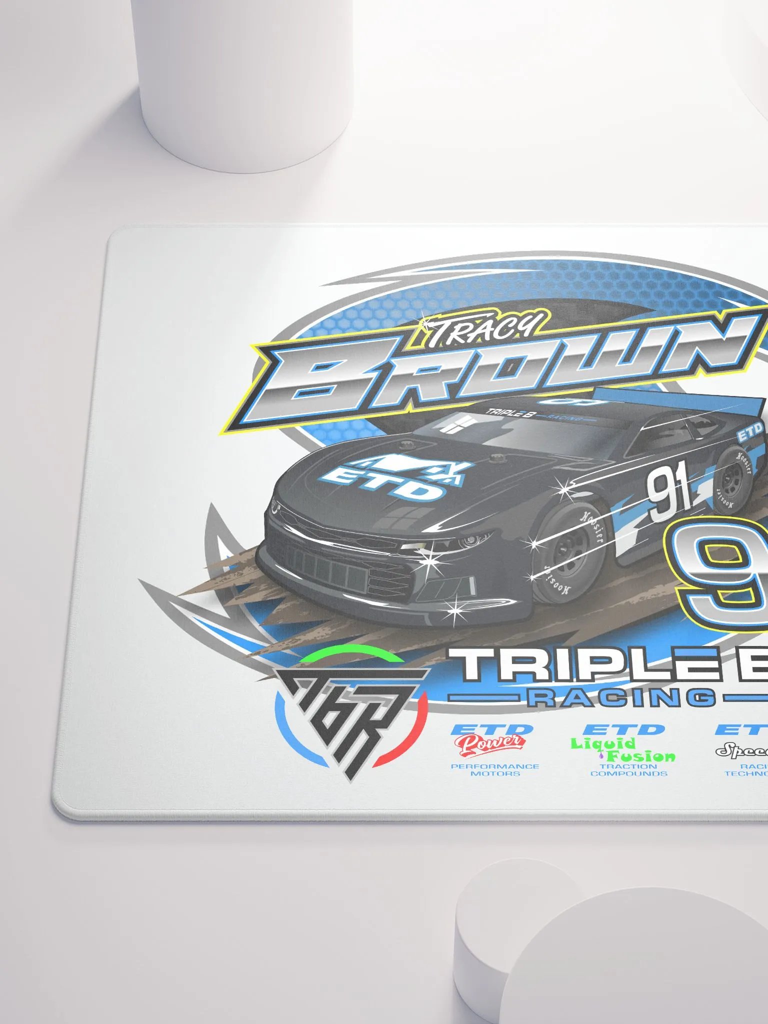 Tracy Brown Superstreet Mouse pad (Light Grey) product image (6)