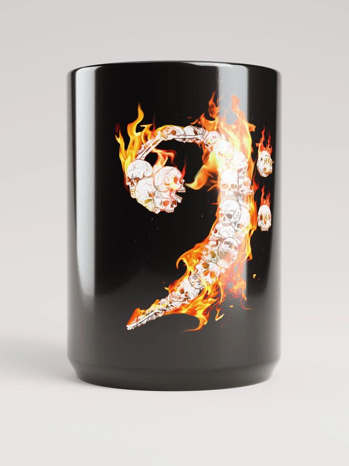 Flaming Bass Skull - 15 oz Mug product image (1)